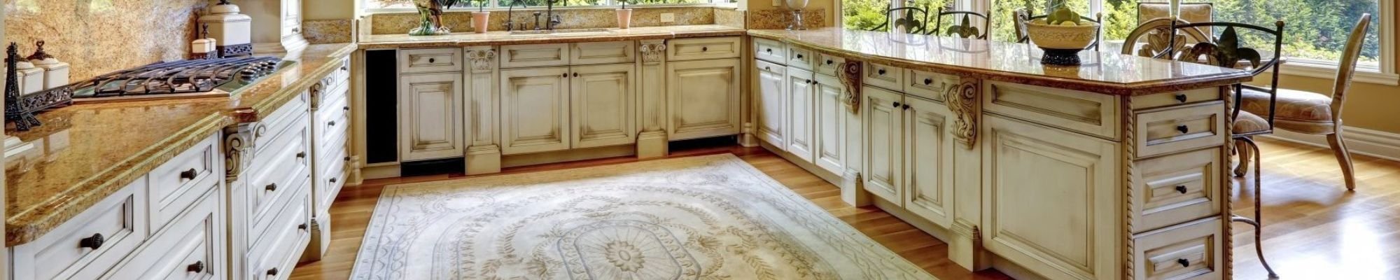 golden kitchen countertop from Henson's Greater Tennessee Flooring in Knoxville TN